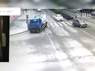 Man Stops the walk But His Friend Pulls Him to Death 