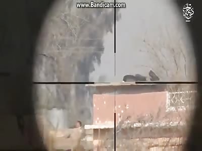 In a new video released by the Islamic state shows several enemies being killed by a sniper