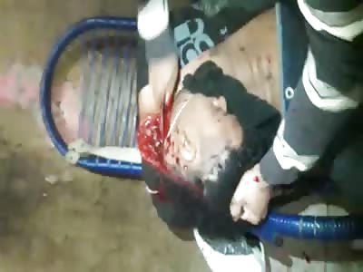 BRUTAL execution by pcc gang A lot of blood wells