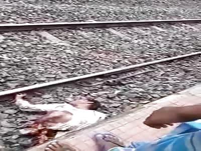Train accident in dhap