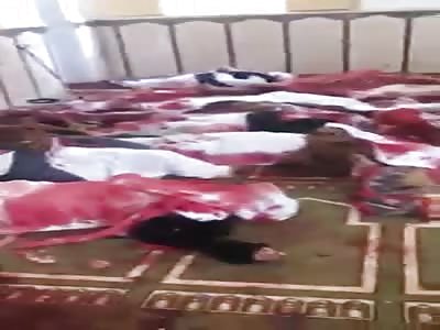 video short attack on mosque in Egypt
