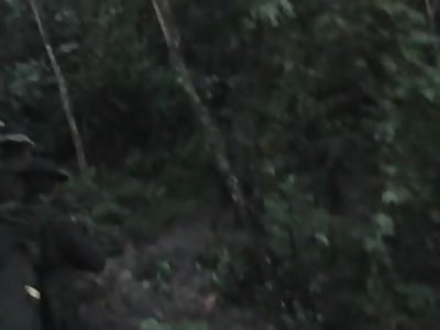 firefight between Colombian forces and narco-insurgents