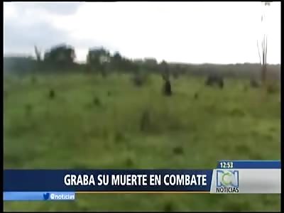 FARC terrorist Record Her Own Death During Confrontation With Colombian Army