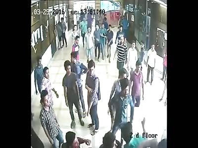 CCTV footage of Premier University student clash & murder