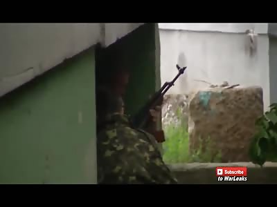 Heavy Clashes And Intense Fighting In Lugansk