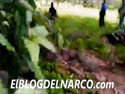  Strong video where the Jalisco New Generation Cartel explodes several Zetas