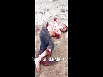   Video of terror where they interrogate a living dismemberment 