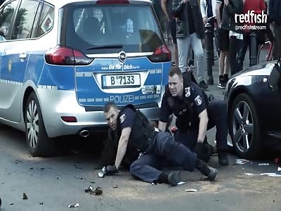 Racist police brutality in Berlin