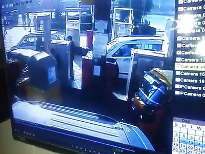 shot dead at a fuel station 