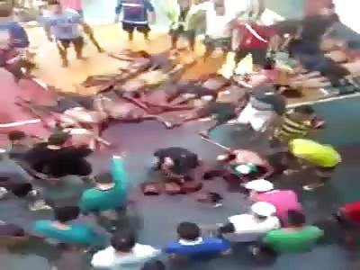 another video of the prison riot more dead bodies 