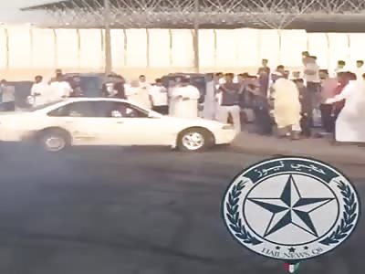 muslim Police raided on car drifter