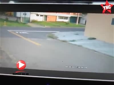 Car making left turn, crashed into motorcyclist resulting in death