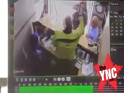 man shoots customer in the heart by mistake 