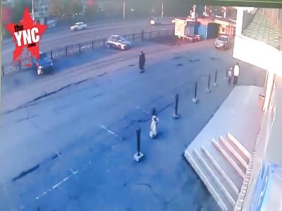 Russian  jeep kills pensioner