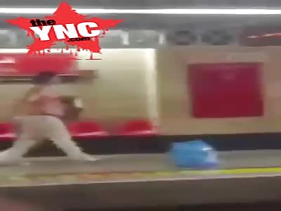 a man killed by Iran Regime's Security Force in the Metro Station