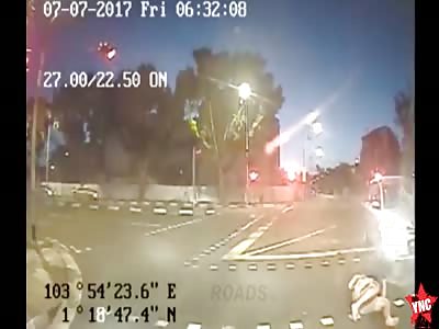 Motorcyclist killed after he ran red light 