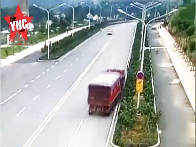 electric car driver did not see the truck because of this she died