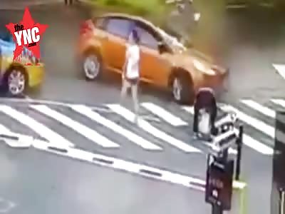  aunt gets crushed on the zebra crossing