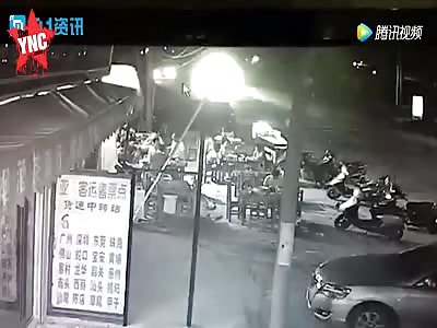 out of control car  kills many people in Guangdong