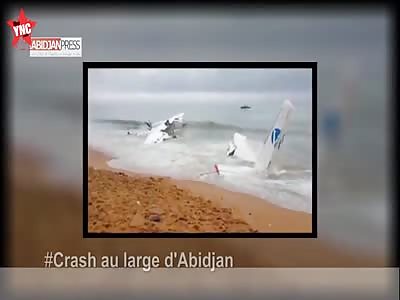 in CÃ´te dâ€™Ivoire Four dead after plane chartered by the French Army smashes into the sea  