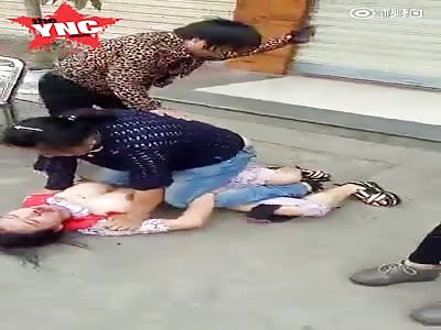 in Guangdong  a pregnant woman suffers