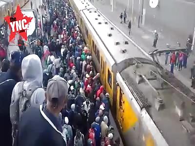 watch happens when south African trains are delayed