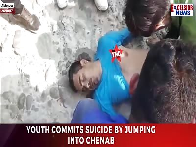in Pakistan  Youth commits suicide by jumping into the Chenab River