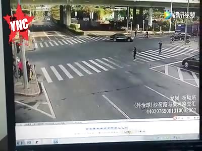 brutal accident in Guangdong