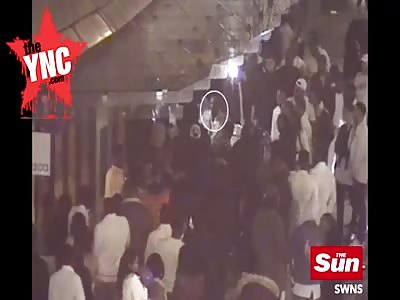 After grime night blacks go on a massive  brawl outside the club in Bristol,England 