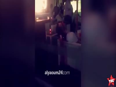  police shot man dead after the shooting incident in a coffee shop in Marrakech, morocco today