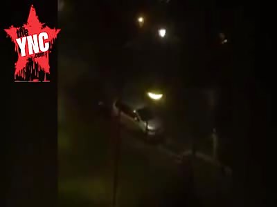two-hour 'battle' with fireworks on housing estate in london,England 