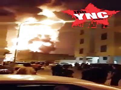  huge explosion in oil pipeline in Bahrain