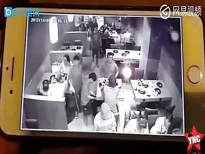 A terrible accident at a hot pot restaurant in Taiwan 