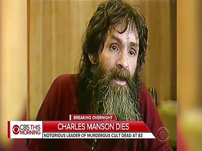 Charles Manson dies at 83