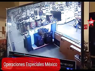 in mexico robbery they steal every thing on the counter 