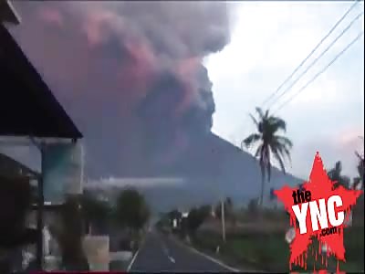 Mount Agung Volcanic Eruption happening in Bali 