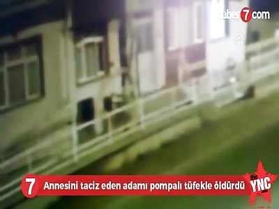 man shoots dead other man outside his mothers house in turkey
