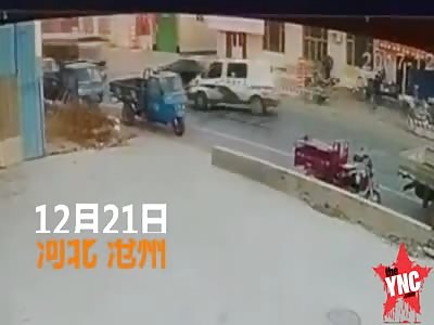 accident in  Cangzhou  9 injured