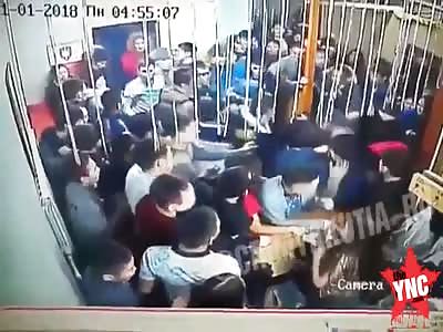 big fight in a nightclub in Yakutia