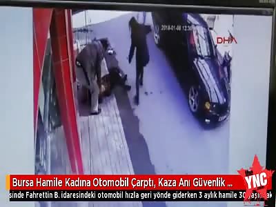  3-month-old pregnant woman was hit by a car in Turkey
