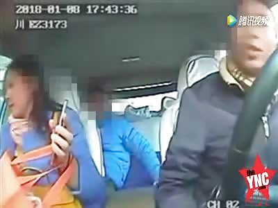 man tried to kill  taxi driver in Luzhou