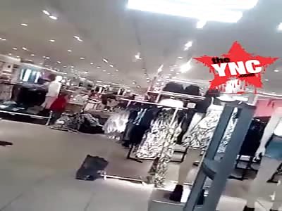 blacks in south Africa  attack H&M stores and tear down shop displays over so called 'racist' advert