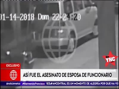 in Peru  The execution of the wife of an official of the Regional Government 
