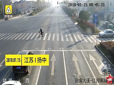 accident in  Zhenjiang