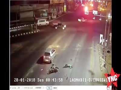 A terrible accident in  Khon Kaen