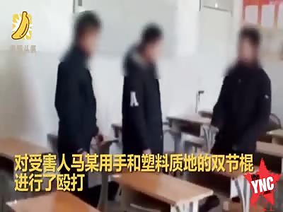 boy was beaten up with slaps and punches in  Hebei