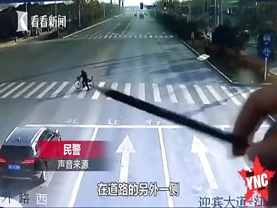 zebra crossing accident in Yangzhong