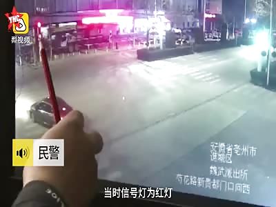zebra crossing accident in Bozhou