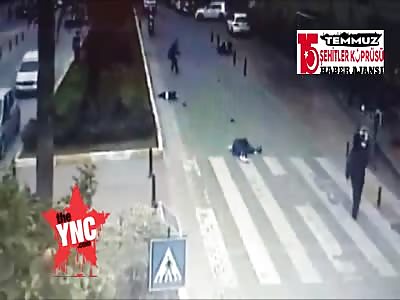 zebra crossing accident in Turkey