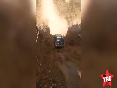 man is ejected from his suv in Luoyang